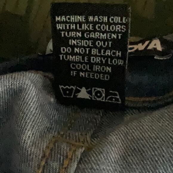 Fashion Nova Distressed Blue Wide Leg Bellbottoms 13 Juniors Classic Casual - Picture 10 of 10